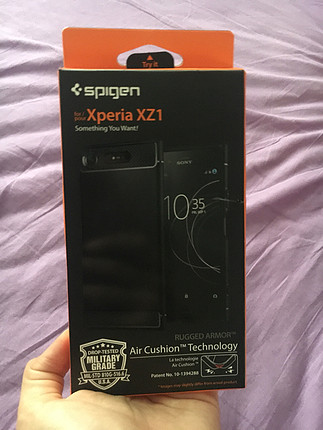 Sony xperia xz1 spigen Rugged armor kılıf