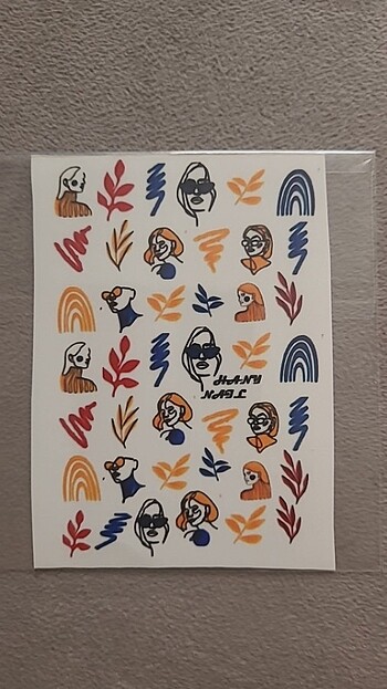 Tırnak süsleme sticker 