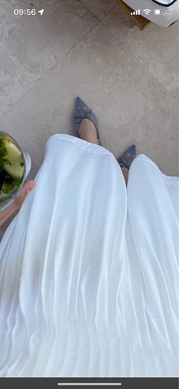 m Beden beyaz Renk H&M elbise