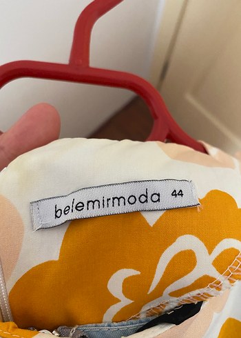 42 Beden Çiçek Desenli Uzun Bohem Elbise