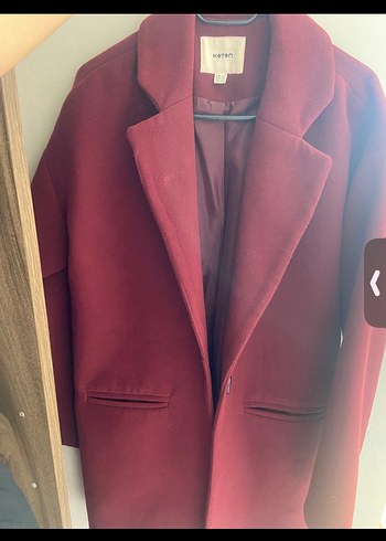 38 Beden Bordo Klasik Kesim Kaban