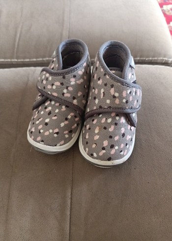 nKız Çocuk Gri Yılan Desenli Sıcak Terlik - Görsel 2