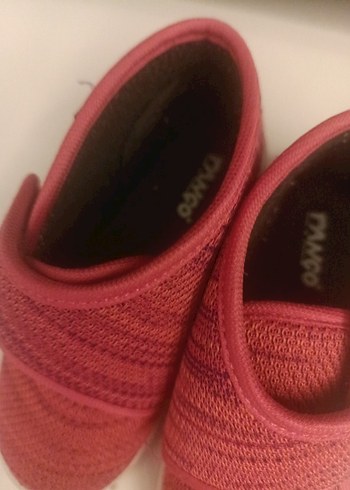 Kız Çocuk Kırmızı Sıcak Terlik Velcro - Görsel 6