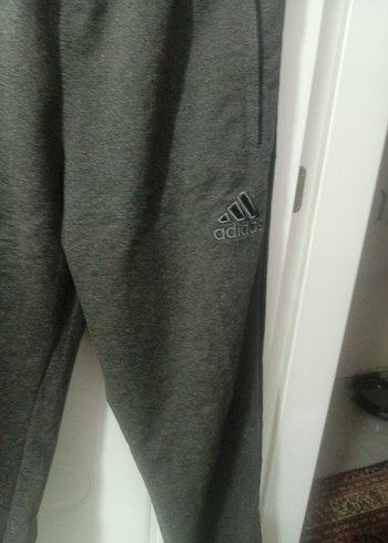 C1 Gri Adidas Fermuarlı erkek Eşofman Takımı - Görsel 7