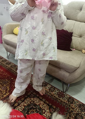 C1 kız cocuk pijama takımı - Görsel 7