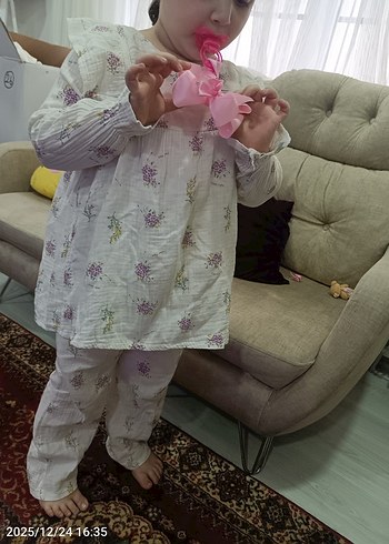 C1 kız cocuk pijama takımı - Görsel 8