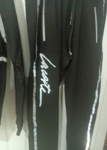 Erkek Siyah Kapüşonlu aşortman takımı - Görsel 5