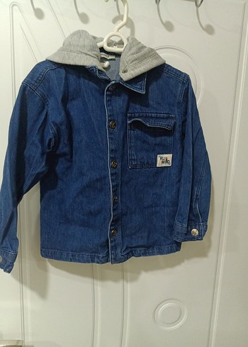 C1 Lacivert Erkek Çocuk Denim Ceket - Görsel 6