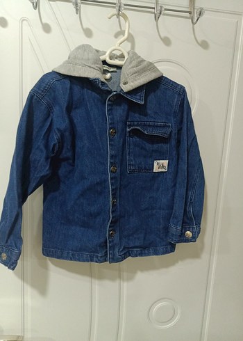 C1 Lacivert Erkek Çocuk Denim Ceket - Görsel 2