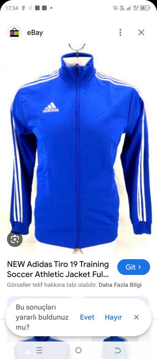 c1Yeni Adidas Tiro 19 Mav Eşofman erkek Üstü - Görsel 2