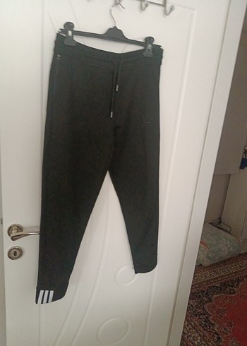 Siyah Kemerli Erkek Spor Eşofman Altı - Görsel 3