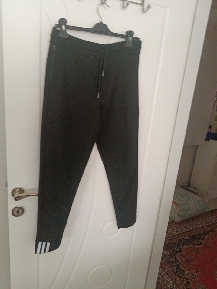 Siyah Kemerli Erkek Spor Eşofman Altı - Görsel 3