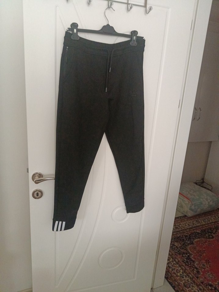 Siyah Kemerli Erkek Spor Eşofman Altı - Görsel 2