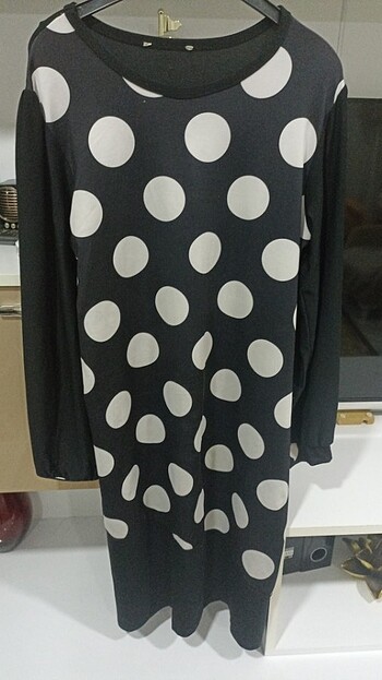 xl Beden A18Puantiyeli kumaşı buzi tunik