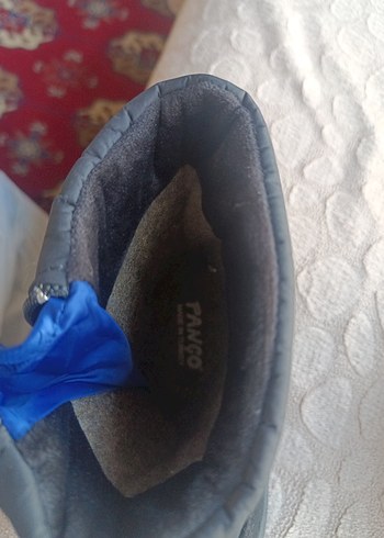 27 Beden mavi Renk Koyu Mavi Erkek Çocuk Botları Velcro