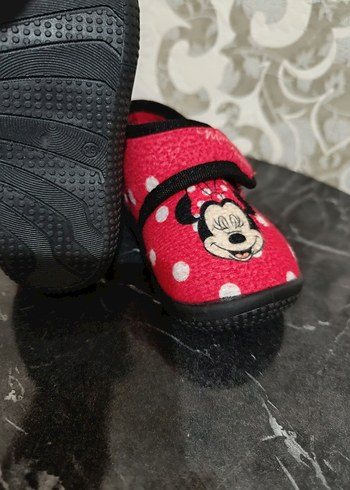 Kız Çocuk Kırmızı Minnie Mouse Panduf - Görsel 5