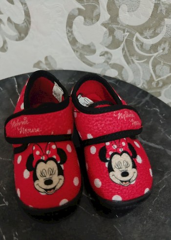 Kız Çocuk Kırmızı Minnie Mouse Panduf - Görsel 2