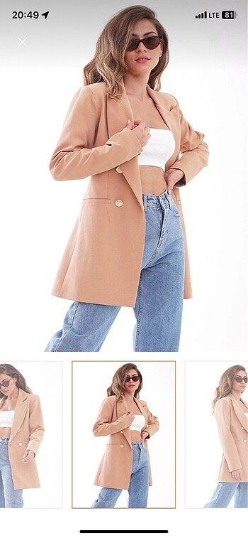 m Beden Blazer ceket
