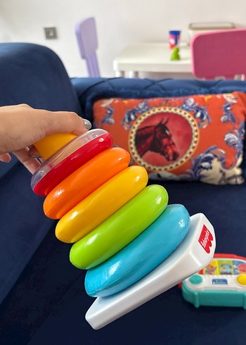 Fisher-Price Renkli Eğitici Yüzük Oyuncak - Görsel 2