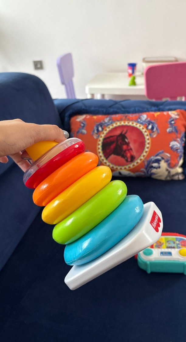 Fisher-Price Renkli Eğitici Yüzük Oyuncak - Görsel 2