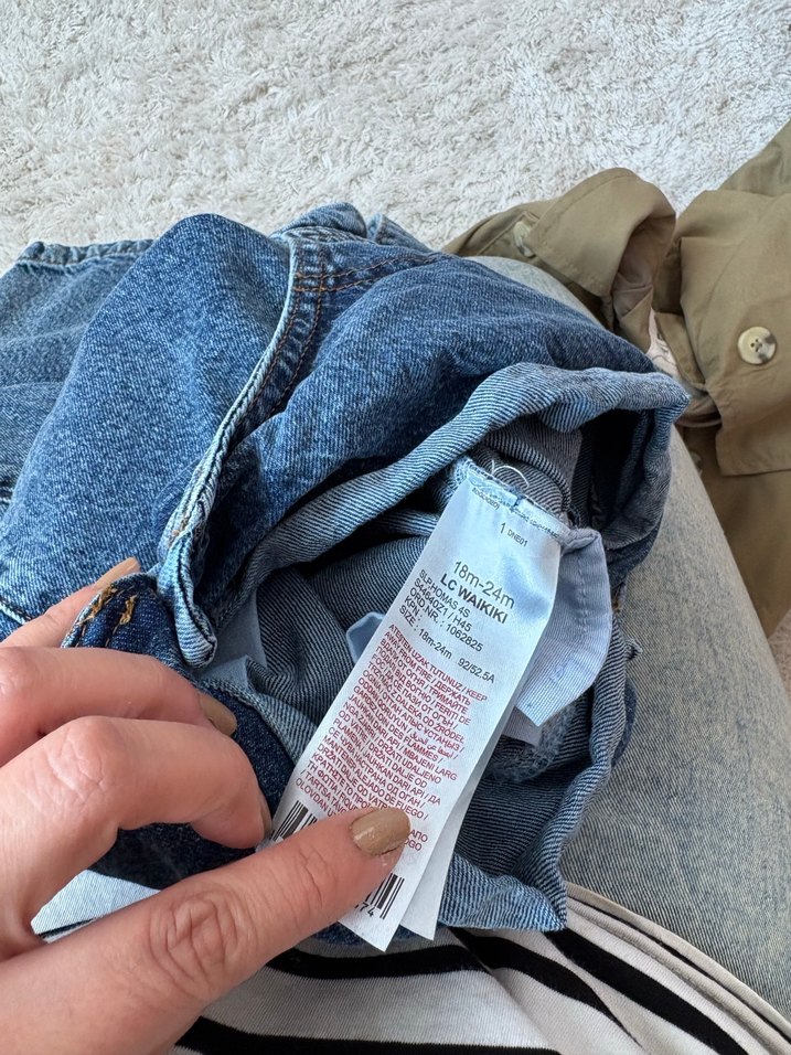 Salopet bahçıvan tulum 18/24 ay - Görsel 3