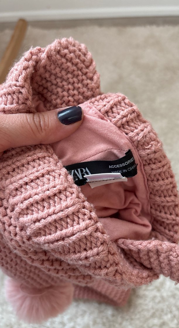 Zara Örgü Çocuk Bere, Eldiven ve Boyunluk Seti - Görsel 3