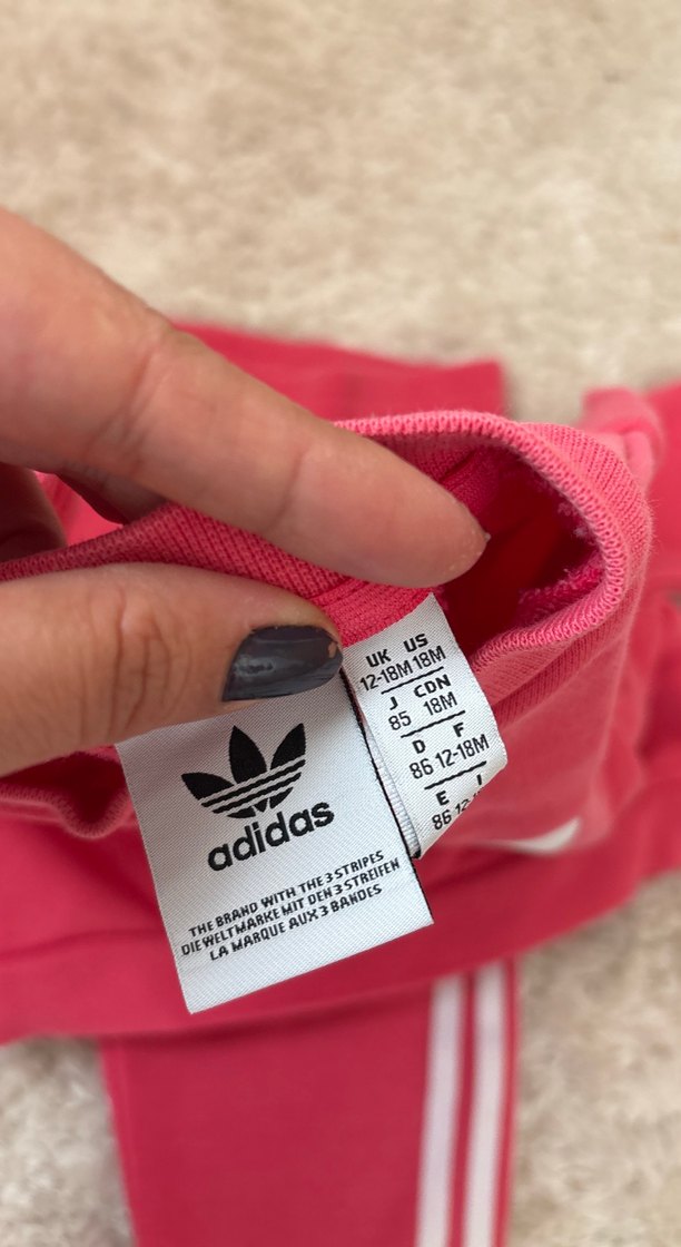Kız Çocuk Adidas Pembe Eşofman Takımı - Görsel 3