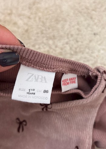 Nakışlı Süet Kız Çocuk Elbisesi - Görsel 2