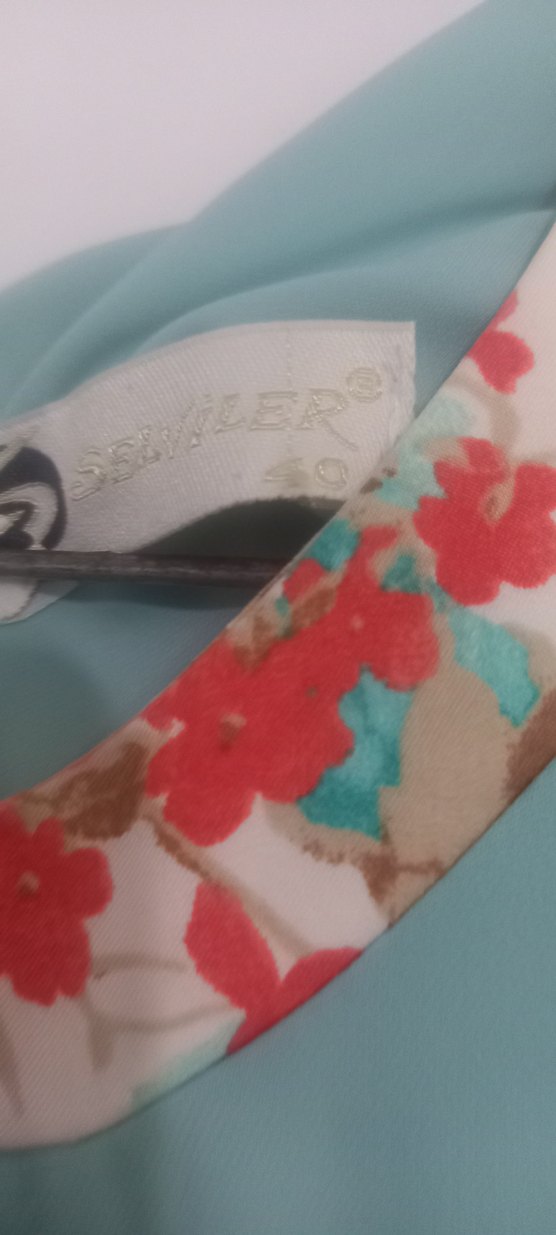 Çiçek Desenli Uzun Bohem Elbise - Görsel 3