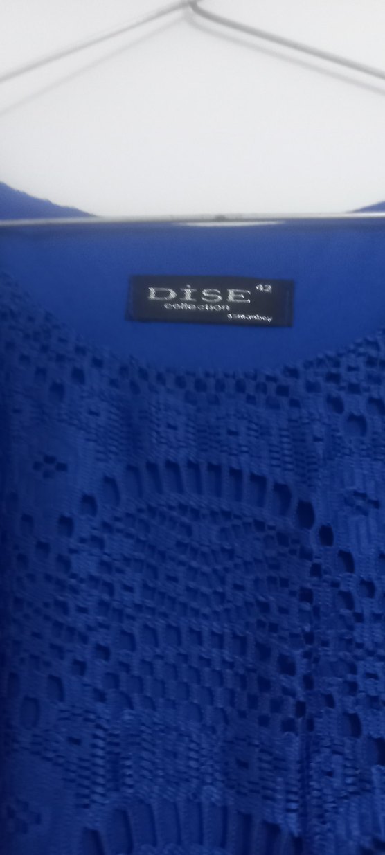 gece mavisi Kadın Uzun Kolsuz Elbise - Görsel 2