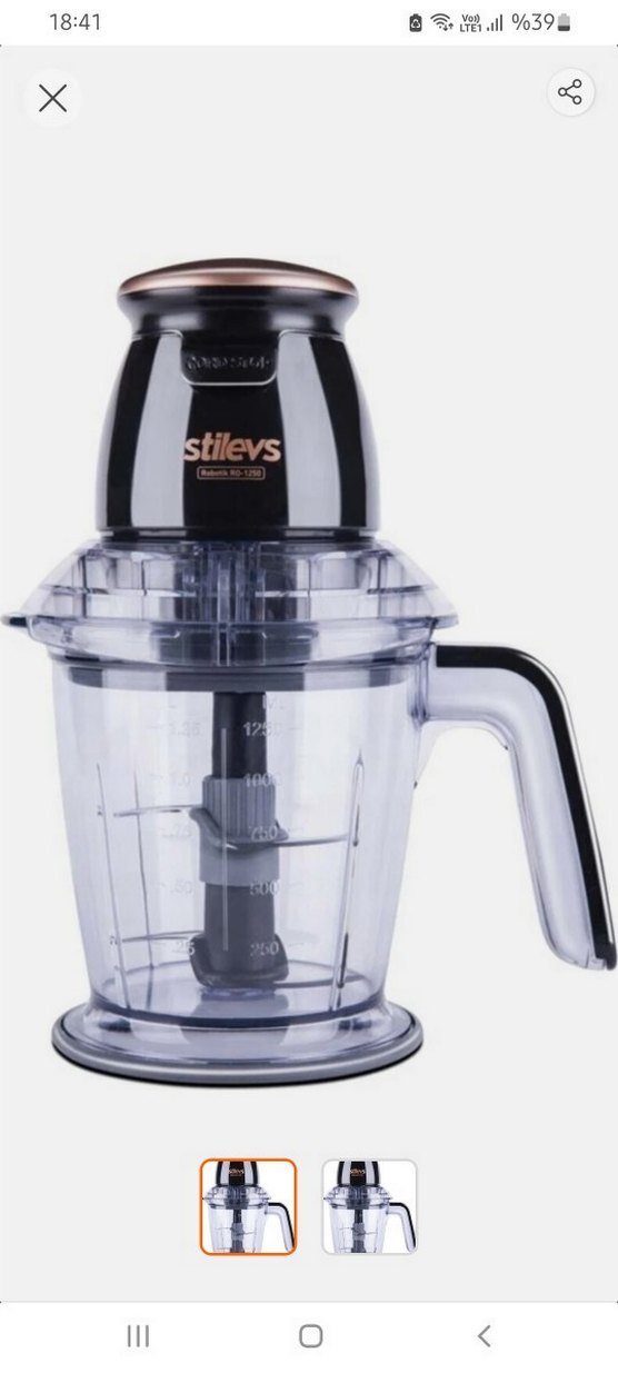 Stilevs Gri Blender ve Doğrayıcı - Görsel 5
