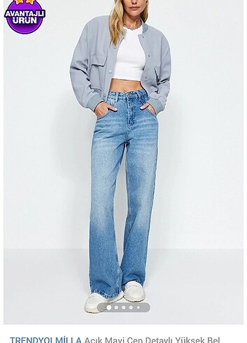 Trendyolmilla wide leg jean