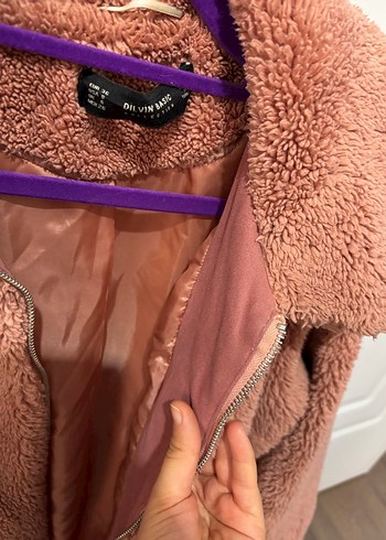 Kahverengi Kürklü Kadın Ceket - Görsel 3