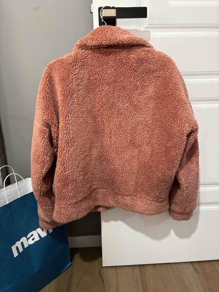 Kahverengi Kürklü Kadın Ceket - Görsel 4