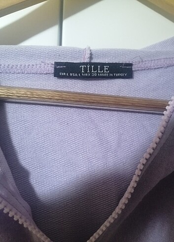 m Beden mor Renk Kapişonlu Sweatshirt 