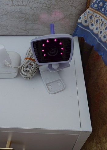 Beyaz Bebek Monitörü ve Kamera - Görsel 2