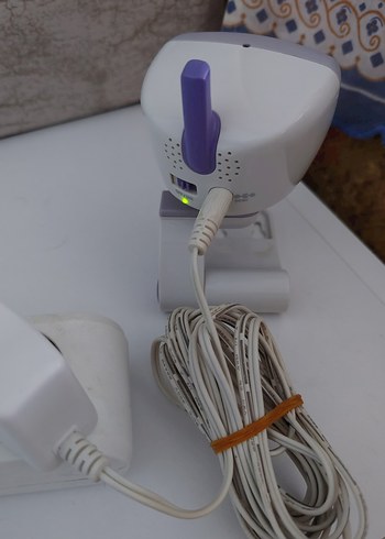 Beyaz Bebek Monitörü ve Kamera - Görsel 3