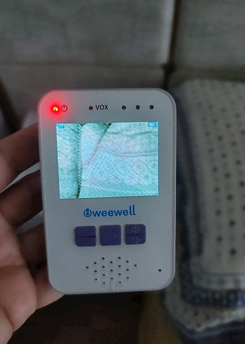 Beyaz Bebek Monitörü ve Kamera - Görsel 5