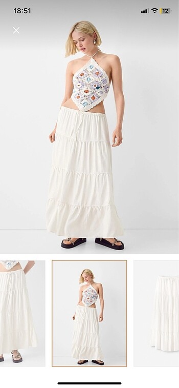 Sıfır BERSHKA etek