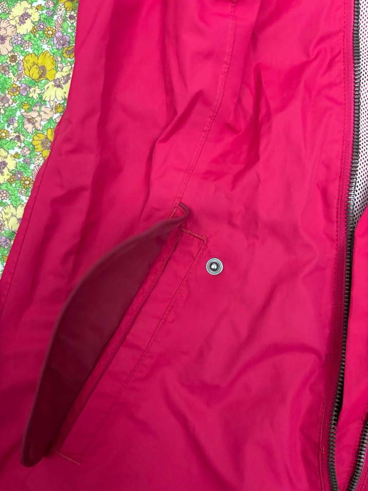 Quechua Kadın Pembe Fermuarlı Yağmurluk - Görsel 5