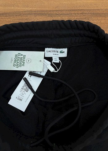 Lacoste Siyah Erkek Rahat Kesim Eşofman Altı - Görsel 3