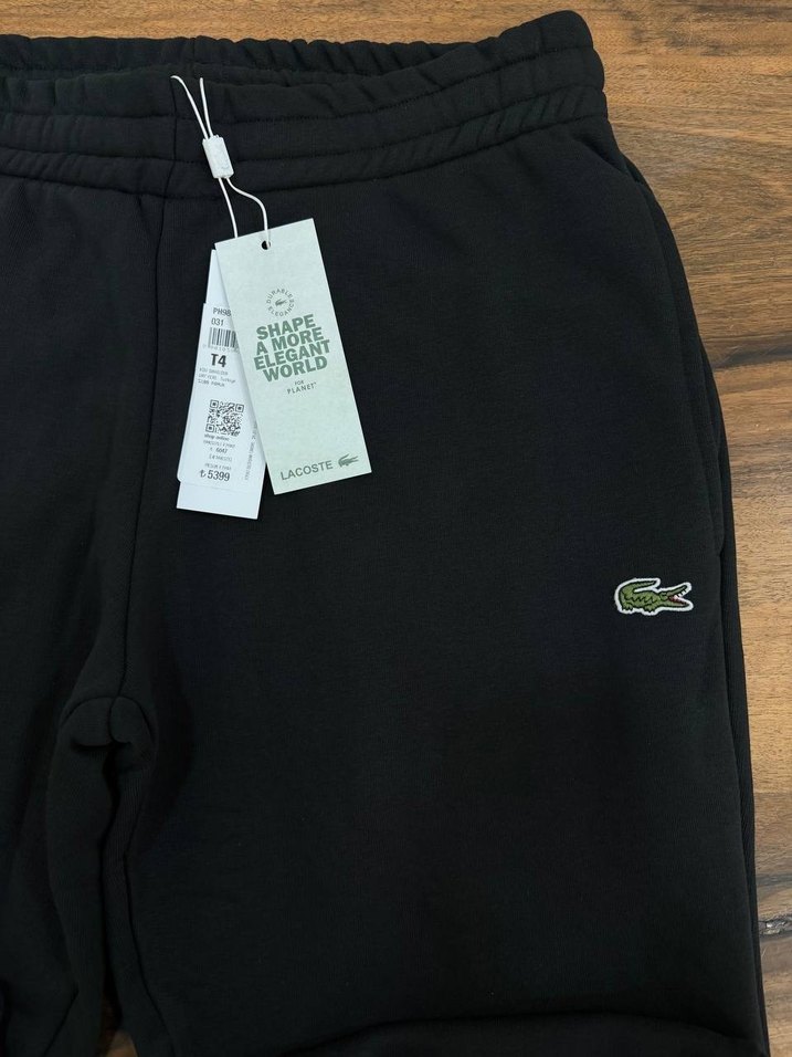 Lacoste Siyah Erkek Rahat Kesim Eşofman Altı - Görsel 2