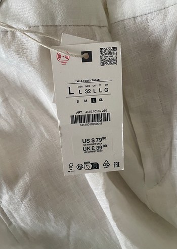 Zara Keten pantolon - Görsel 2