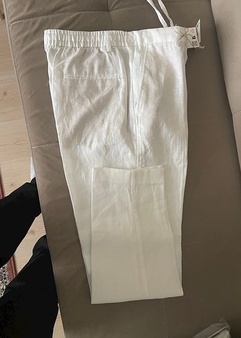 Zara Keten pantolon - Görsel 3