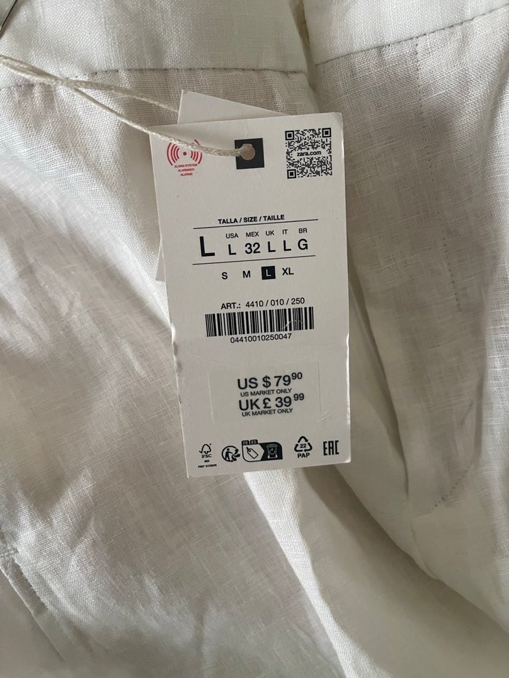 Zara Keten pantolon - Görsel 2