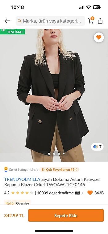 Blazer Ceket