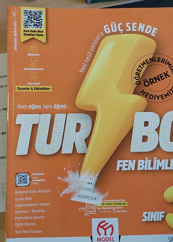 Sarı TurboBilgi Eğitim Aksiyon Figürü