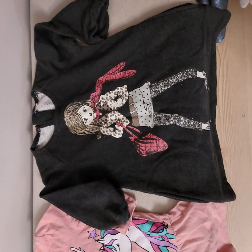 Kız Çocuk Pembe Uzun Kollu Fırfırlı Elbise - Görsel 4