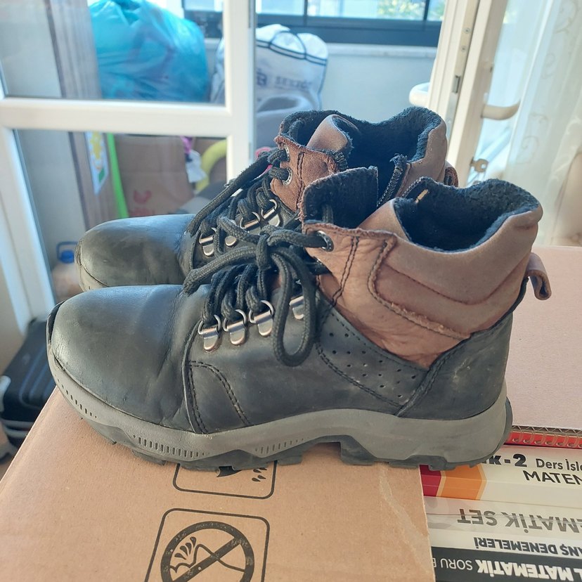 Kahverengi Deri Erkek Botlar - Görsel 2