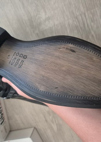 43 Beden erkek ayakkabı etiketli yeni hakiki deri 43 no